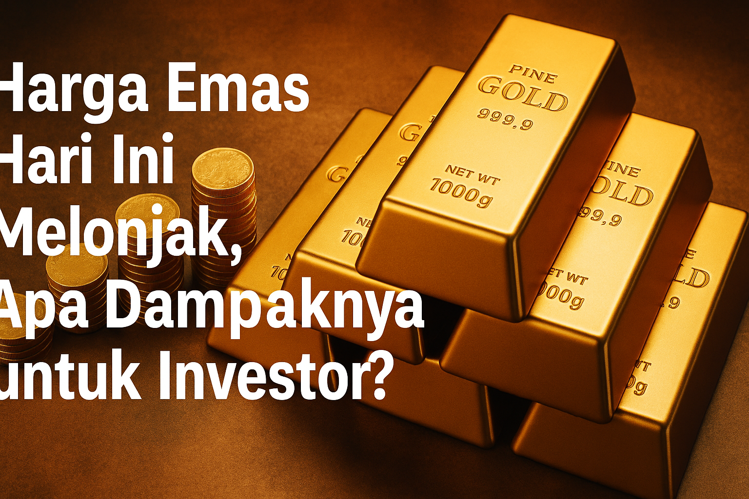 Harga Emas Hari Ini Melonjak, Apa Dampaknya untuk Investor?