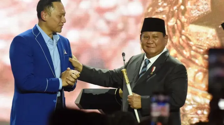 Klaim Prabowo Tunjuk AHY Gantikan Gibran sebagai Wapres Dipastikan Hoaks