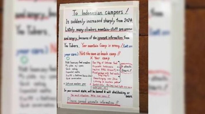 Papan Teguran Berbahasa Indonesia di Jepang Viral, Turis Diminta Patuhi Aturan